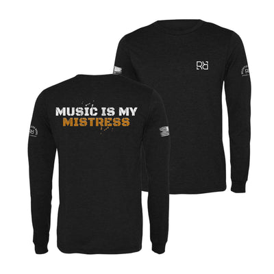 Black Music is my Mistress Men's Long Sleeve