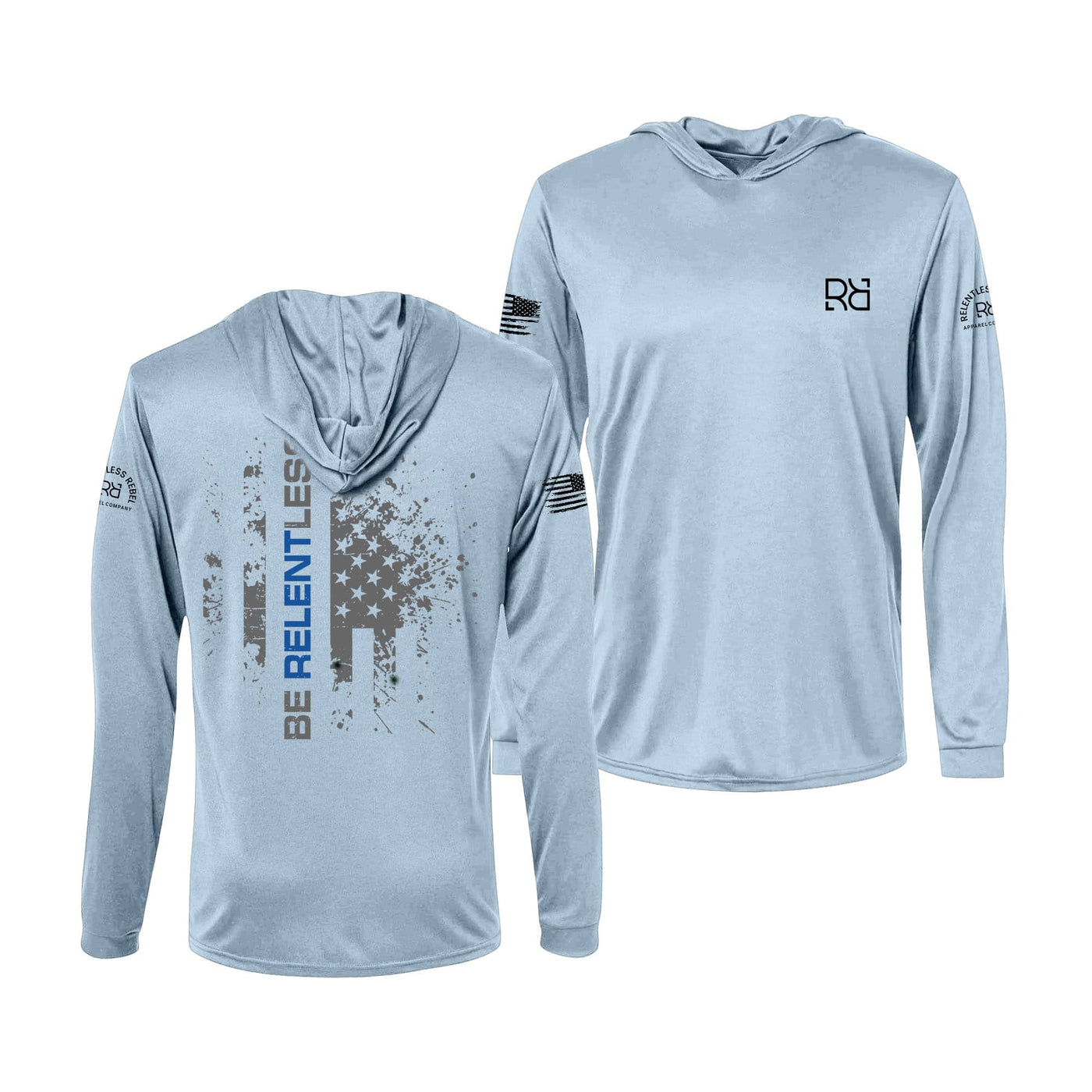 Blue Mist Be Relentless Law Enforcement Edition Men's Dri Fit