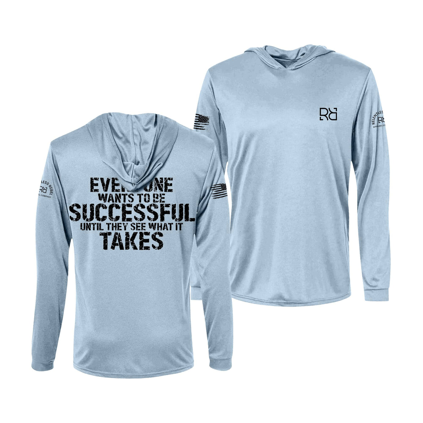 Blue Mist Everyone Wants to be Successful Men's Dri Fit