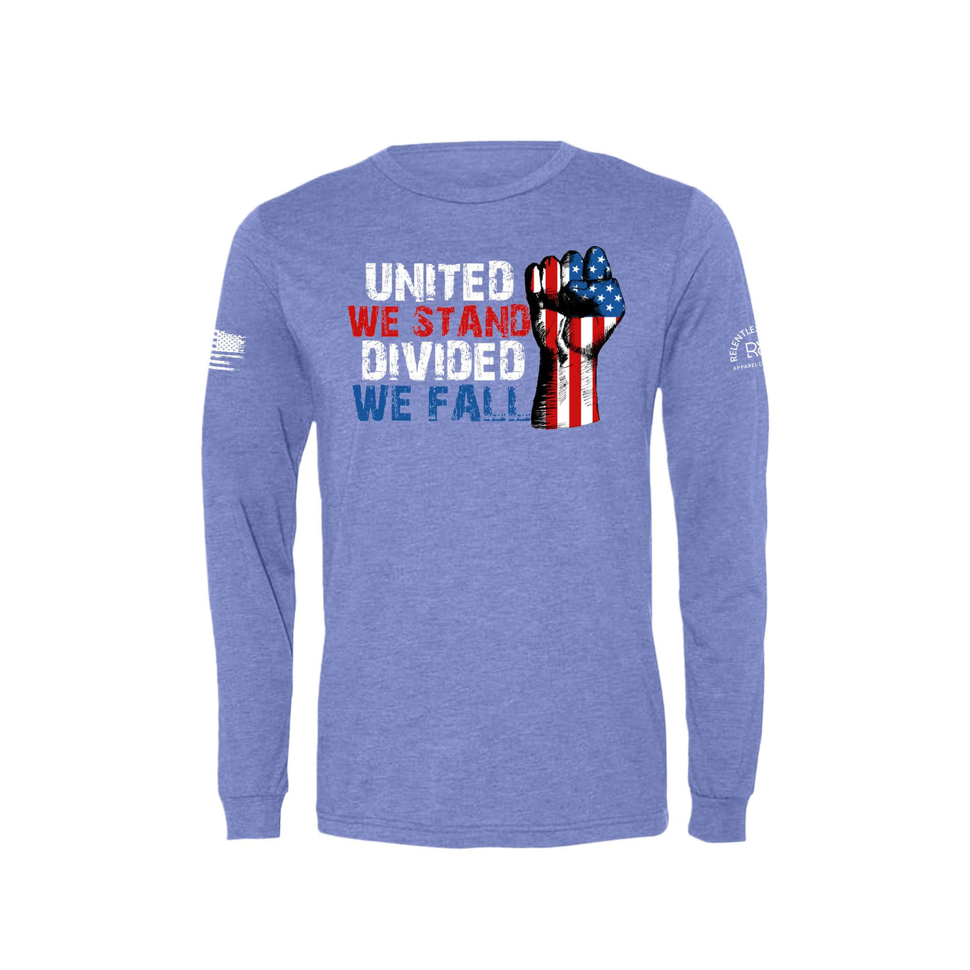 Blue United We Stand Men's Long Sleeve Tee