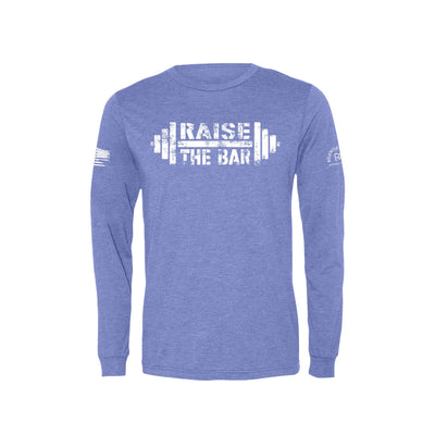 Blue Raise the Bar Men's Long Sleeve Tee