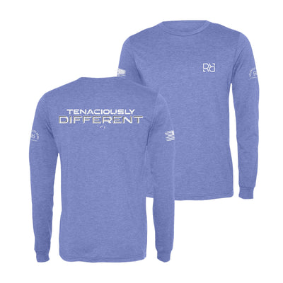 Blue Tenaciously Different Men's Long Sleeve