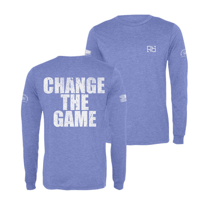 Blue Change the Game Men's Long Sleeve