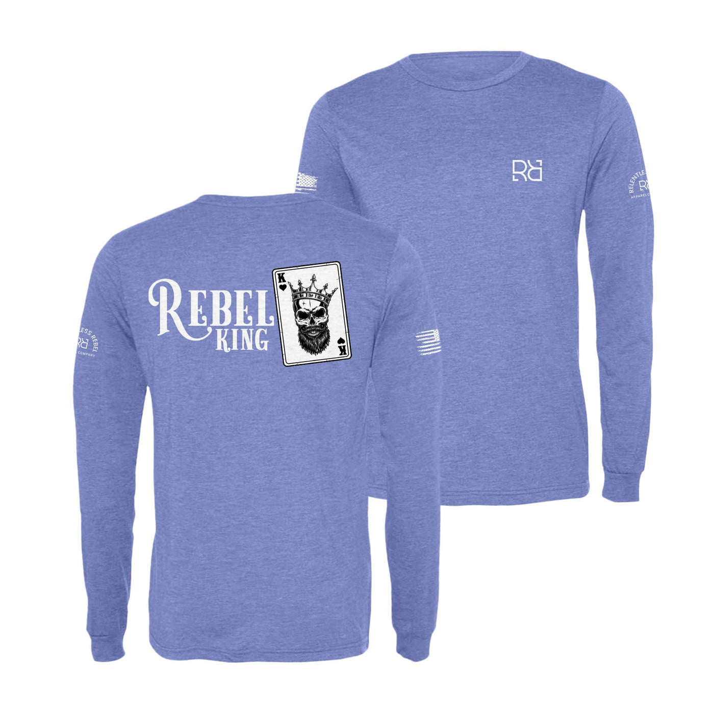 Blue Rebel King Men's Long Sleeve