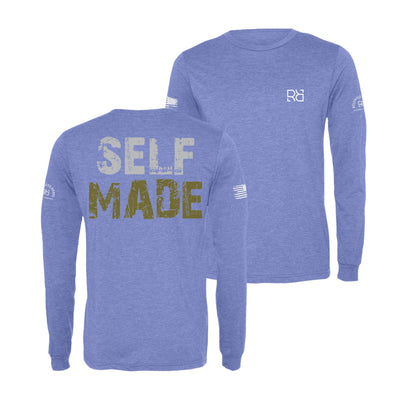 Blue Self Made Men's Dri Fit Long Sleeve