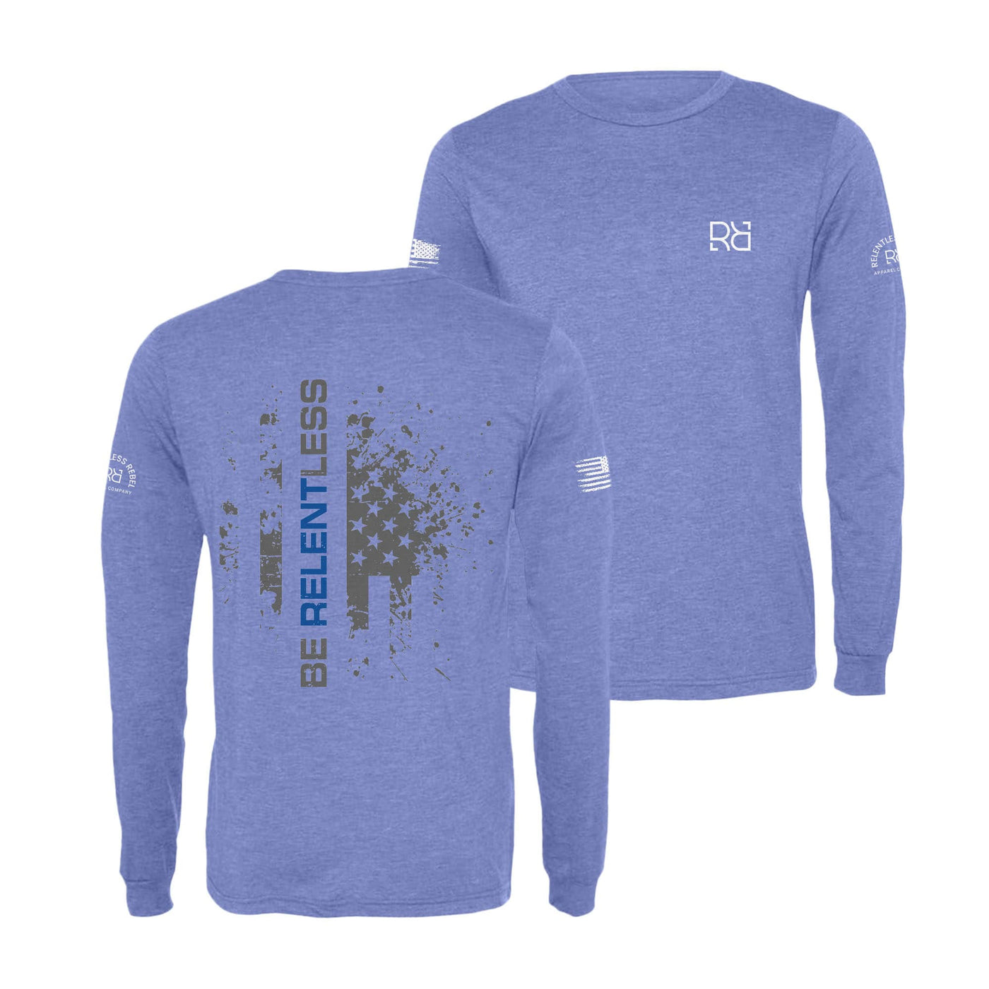 Blue Be Relentless Law Enforcement Edition Men's Long Sleeve