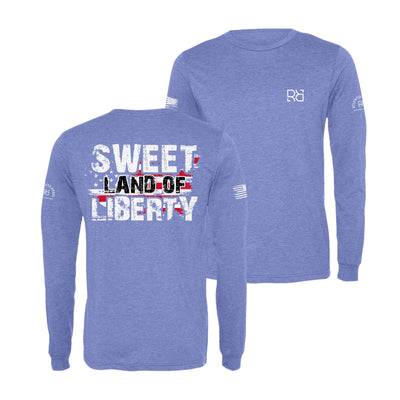 Blue Sweet Land of Liberty Men's Long Sleeve