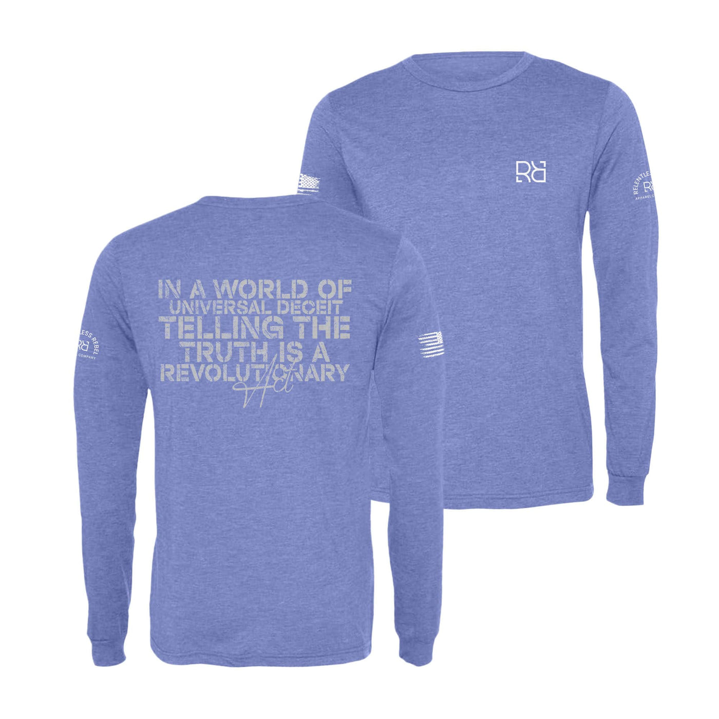 Blue In A World of Universal Deceit Men's Long Sleeve