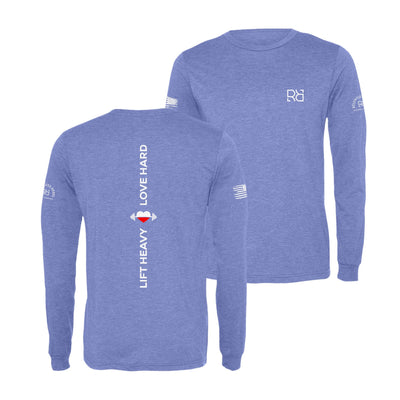 Blue Lift Heavy Love Hard Men's Long Sleeve