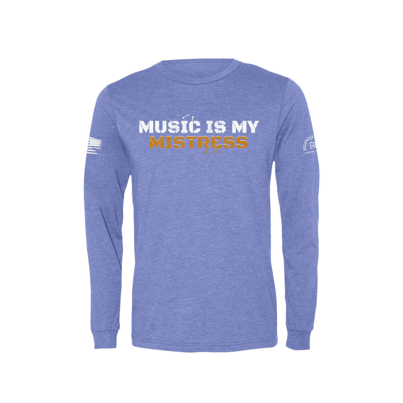 Blue Music is my Mistress Men's Long Sleeve Tee