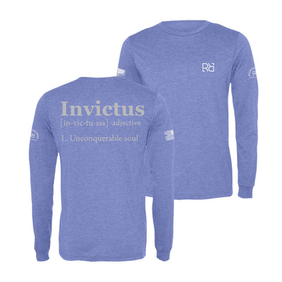 Blue Invictus Men's Dri Fit Long Sleeve