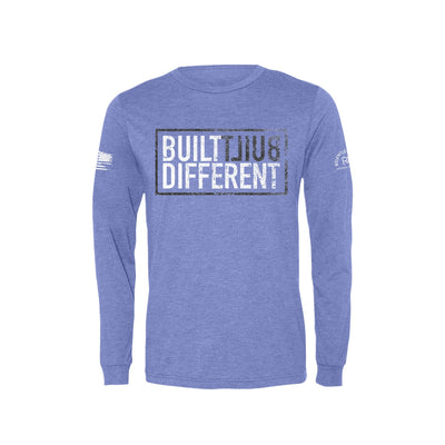 Blue Built Different Men's Long Sleeve