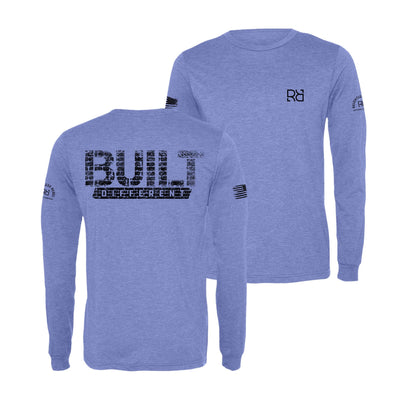 Blue Built Different Men's Long Sleeve