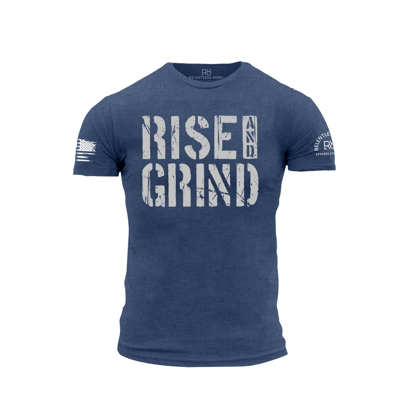 Blue Rise and Grind Men's Tee