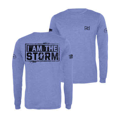 Blue I Am The Storm Long Sleeve Shirt