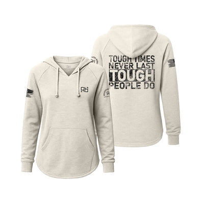 White hoodie with text on front and back on a white background