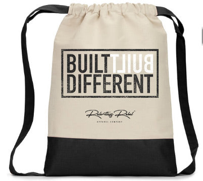 Built Different | Drawstring Backpack
