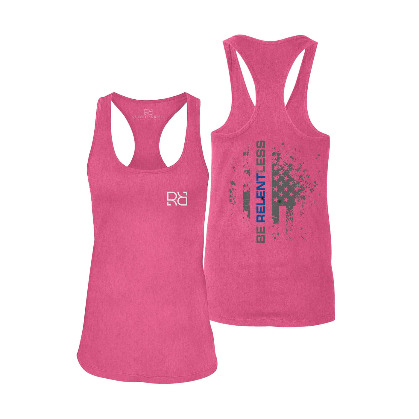 Be Relentless | Law Enforcement Edition | Women's Racerback Tank Top