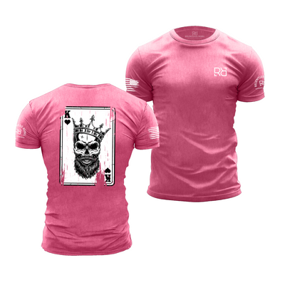 Charity Pink Rebel King "Rebel Ace" Heart Men's Tee