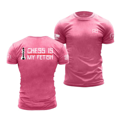 Chess in My Fetish Charity Pink Men's Tee