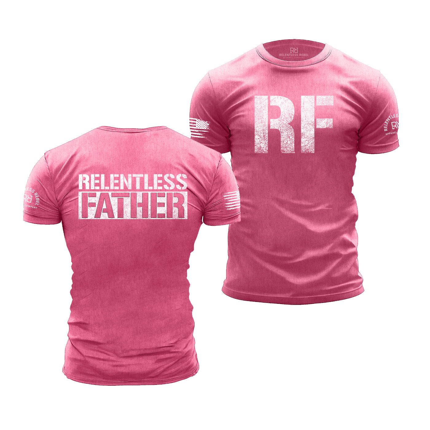 Charity Pink Relentless Father Men's Tee