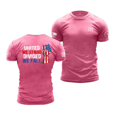 Charity Pink United We Stand Divided We Fall | Premium Men's Tee