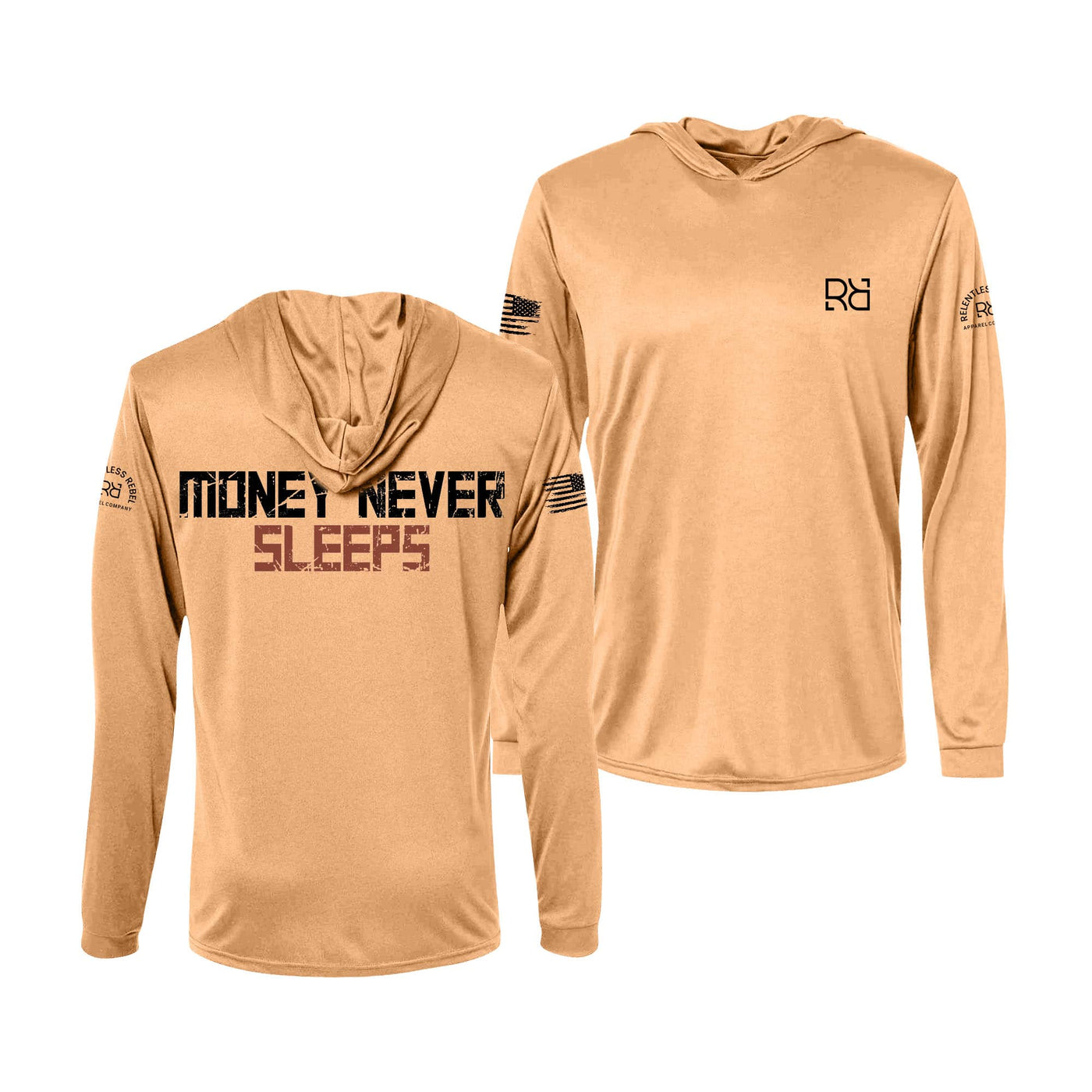 Coral Money Never Sleeps Men's Dri Fit