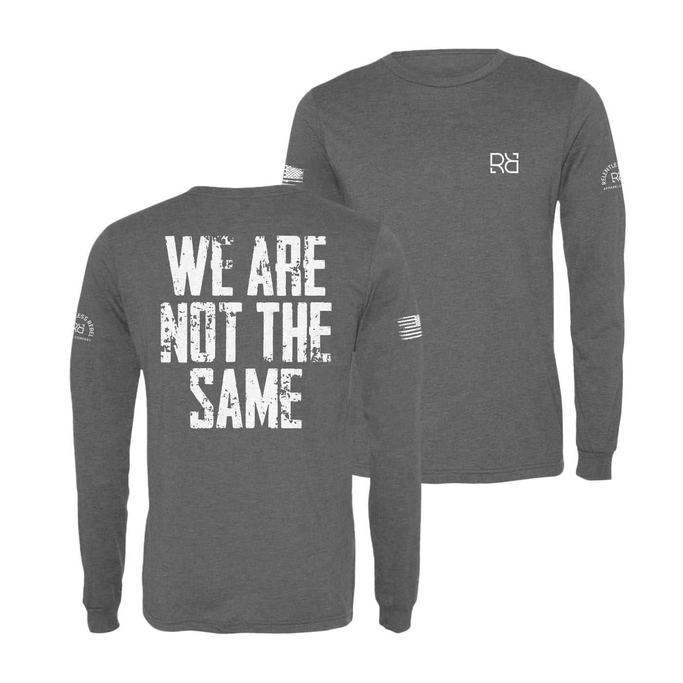 Dark Grey We Are Not The Same Men's Long Sleeve