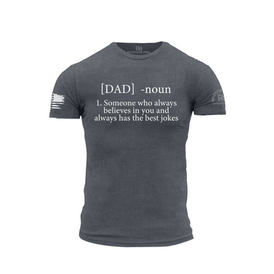 Dad - Defined Dark Grey Heather Men's Tee