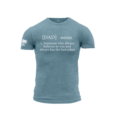 Dad - Defined Deep Teal Men's Tee