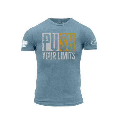 Deep Teal Push Your Limits | Premium Men's Tee