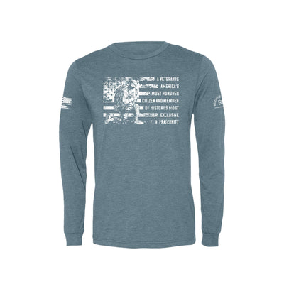 Denim A Veteran Men's Long Sleeve Tee