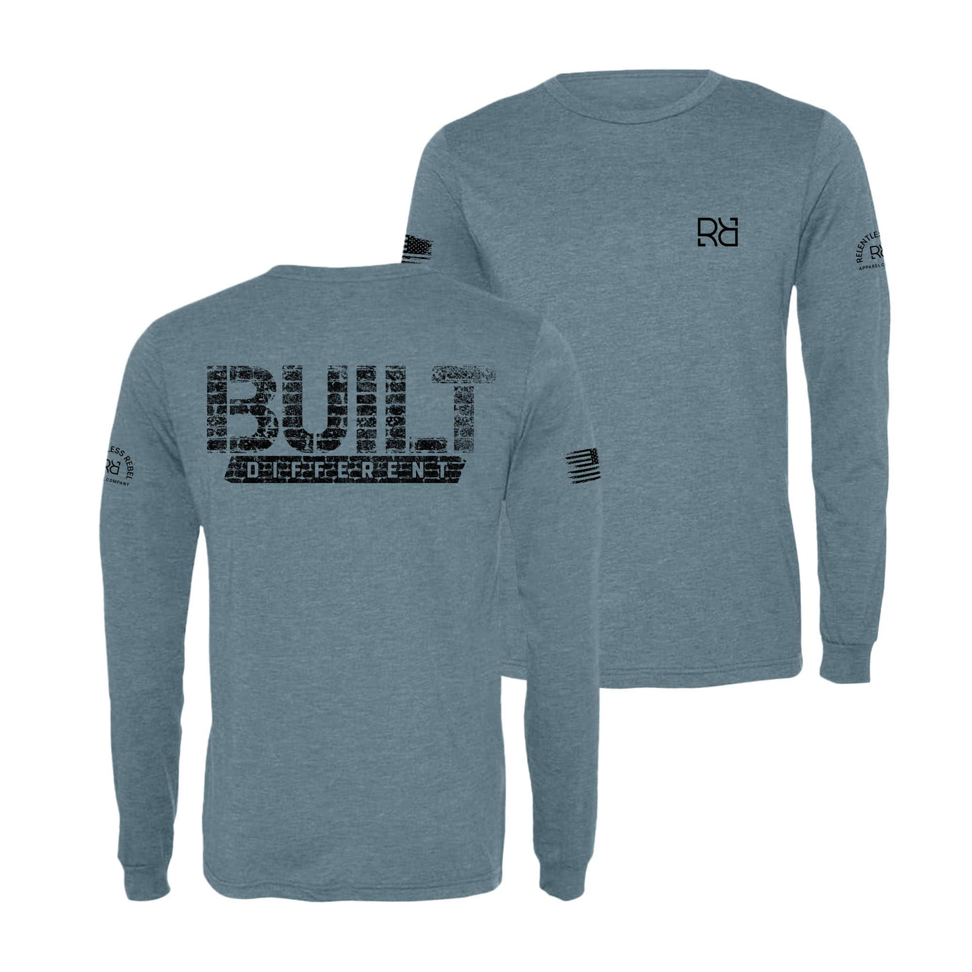 Denim Built Different Men's Long Sleeve