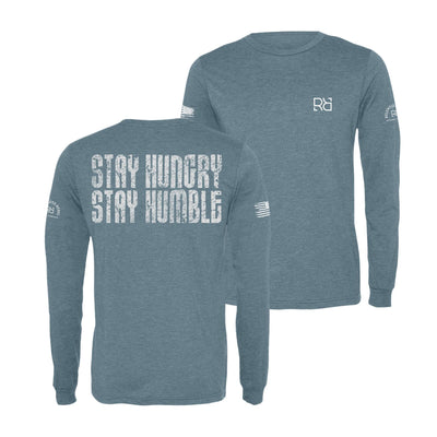 Denim Stay Hungry Say Humble Men's Dri Fit Long Sleeve