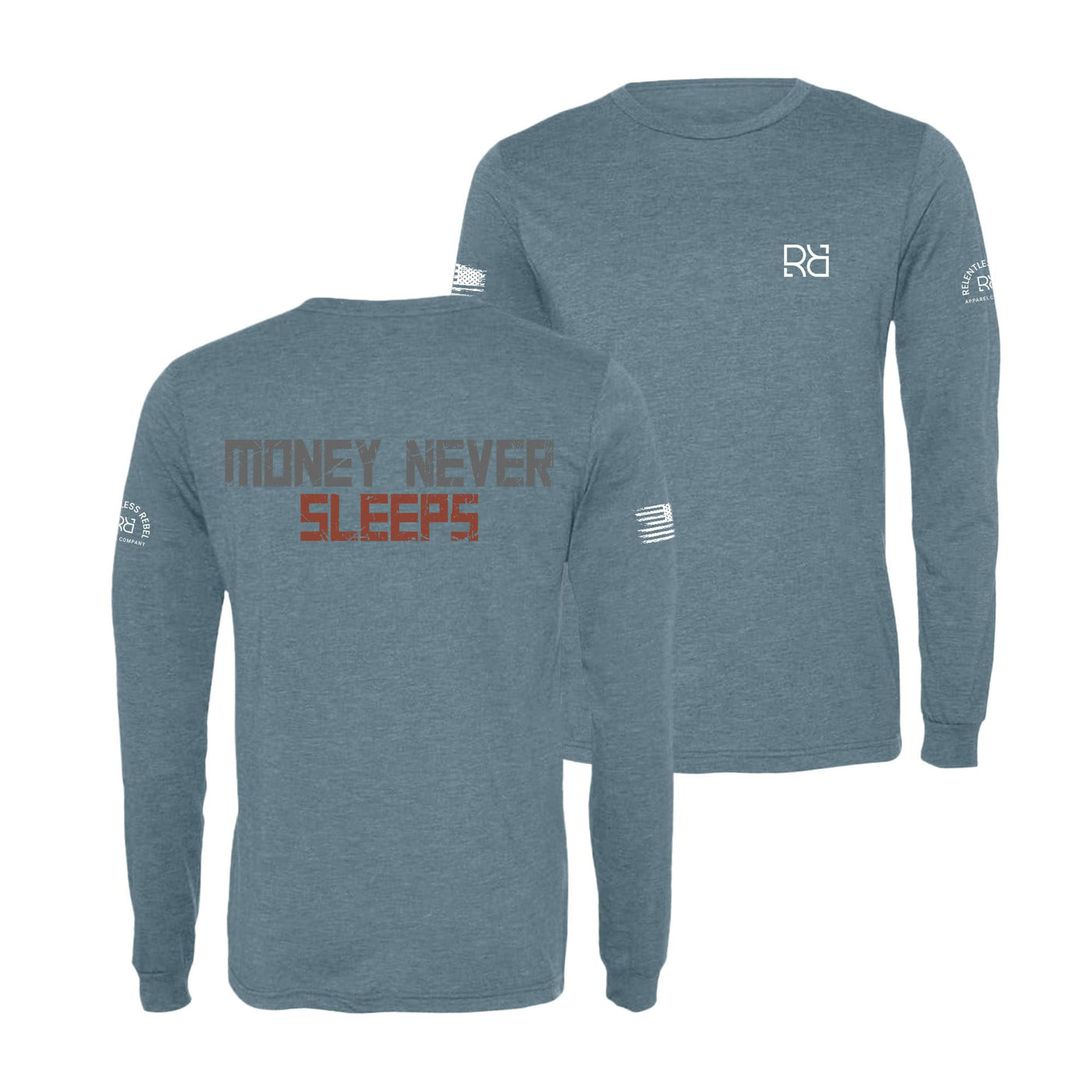 Denim Money Never Sleeps Men's Long Sleeve