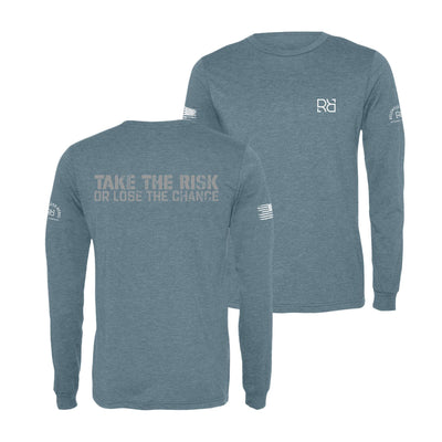 Denim Take the Risk or Lose the Chance Men's Long Sleeve