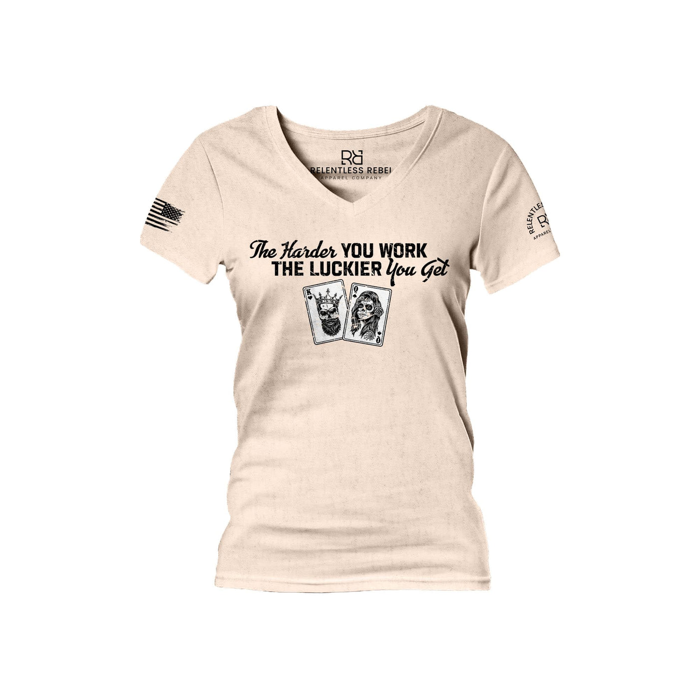 Dust The Harder You Work Women's V-Neck Tee