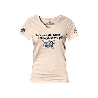 Dust The Harder You Work Women's V-Neck Tee