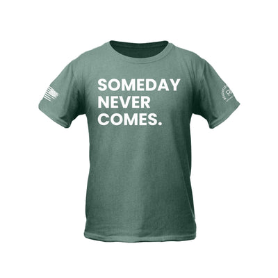 Dusty Blue Someday Never Comes Youth Tee