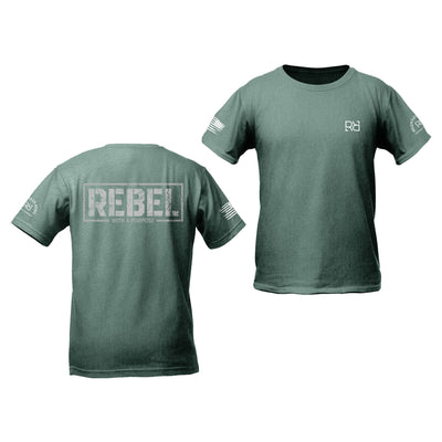 Dusty Blue Rebel with a Purpose Youth Tee