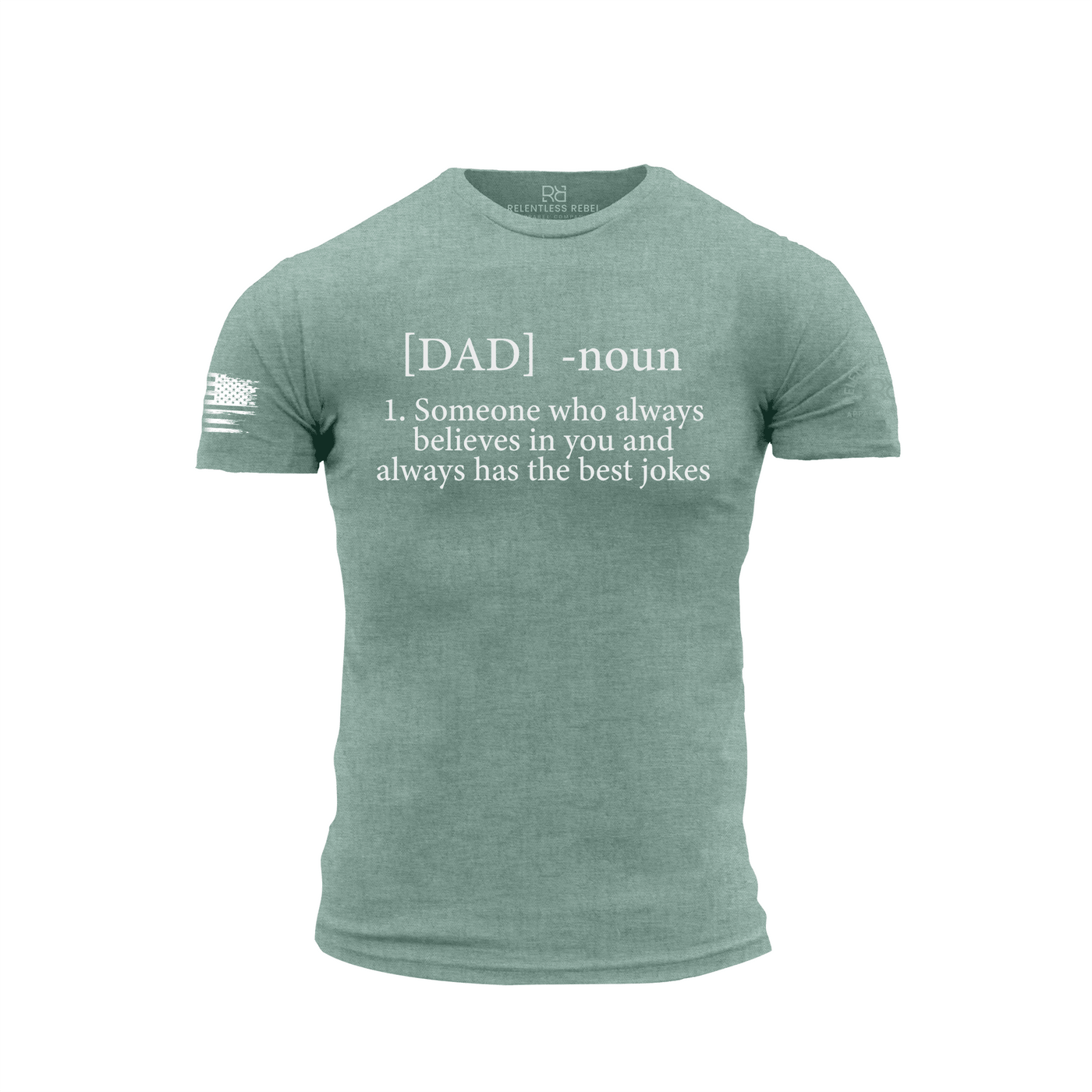 Dad - Defined Dusty Blue Men's Tee