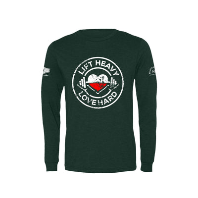 Emerald Lift Heavy Love Hard Men's Long Sleeve