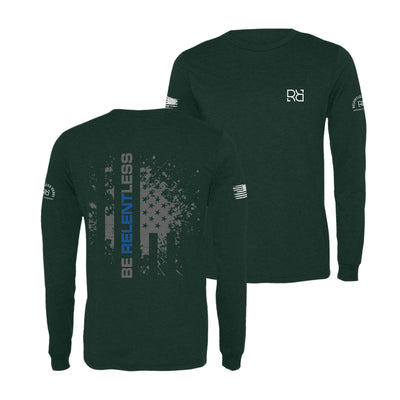 Emerald Be Relentless Law Enforcement Edition Men's Long Sleeve