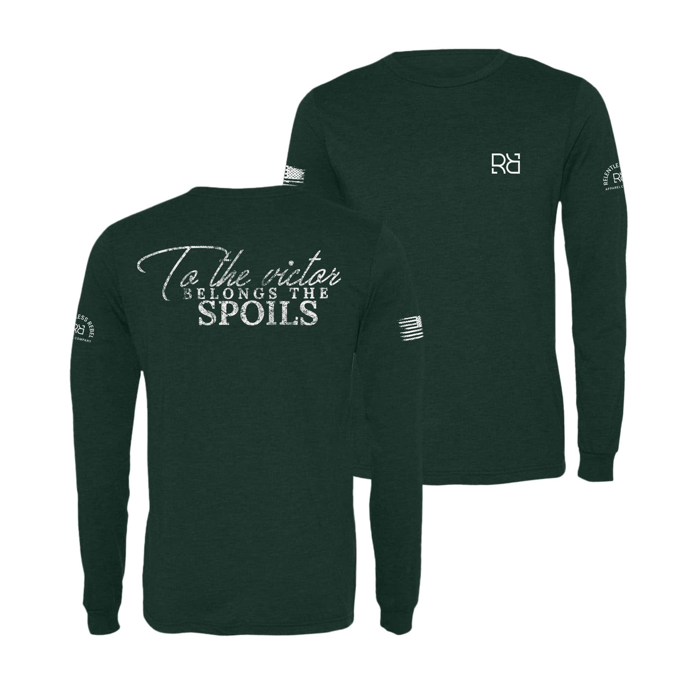 Emerald To The Victor Belongs the Spoils Men's Long Sleeve