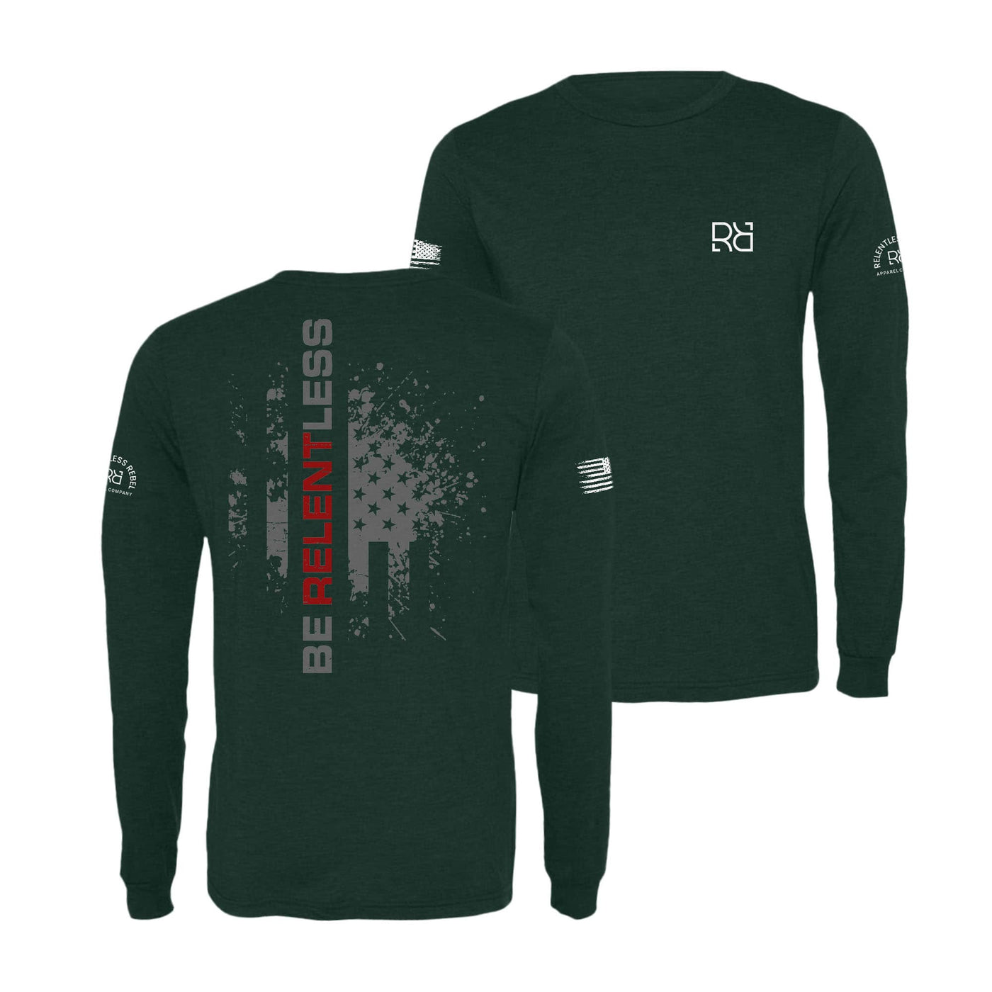 Relentless R Be Relentless | R | Men's Triblend Long Sleeve – Relentless Rebel Apparel