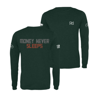 Emerald Money Never Sleeps Men's Long Sleeve