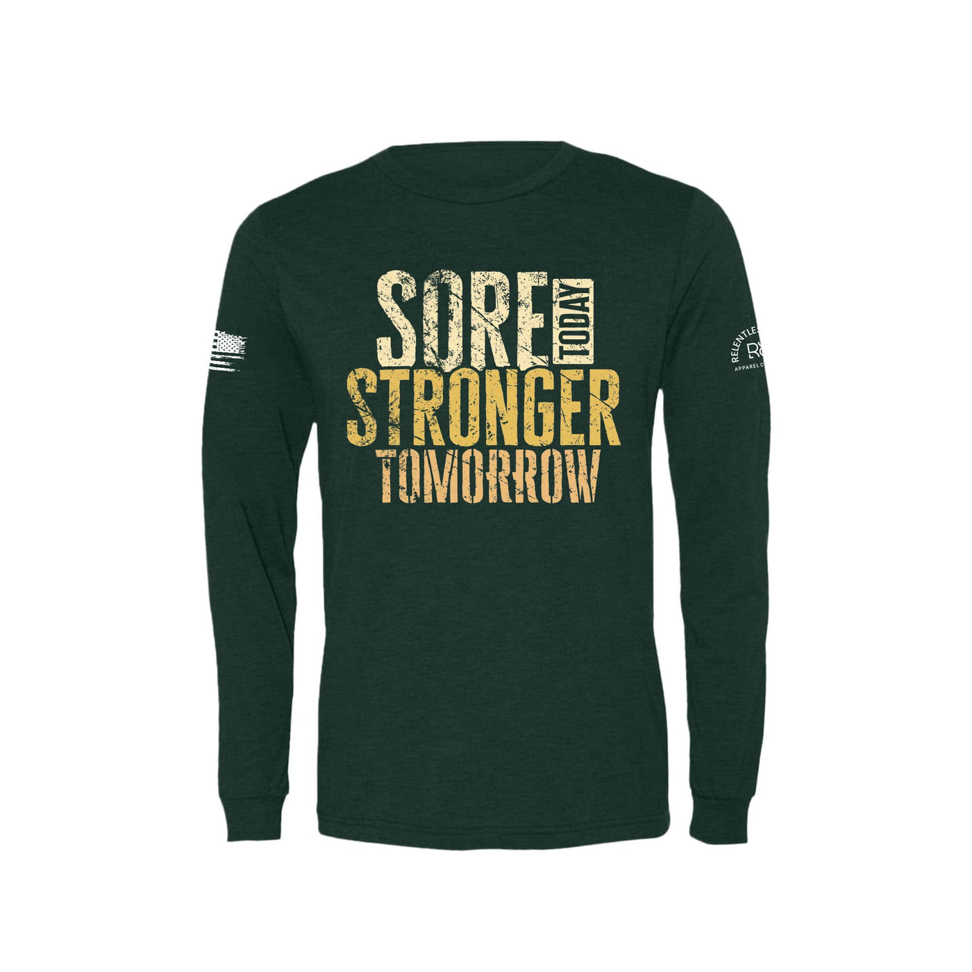 Emerald Sore Today Stronger Tomorrow Men's Long Sleeve Tee