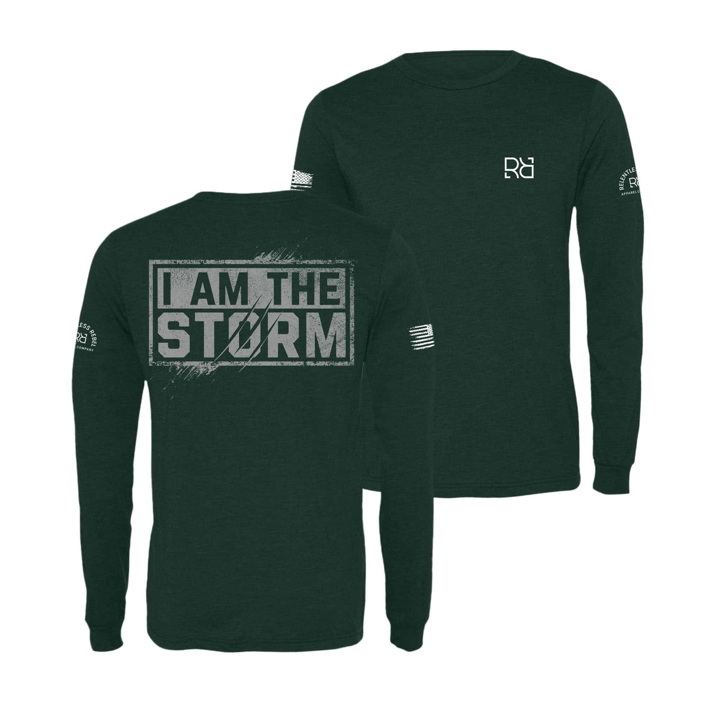 Emerald I Am The Storm Long Sleeve Shirt