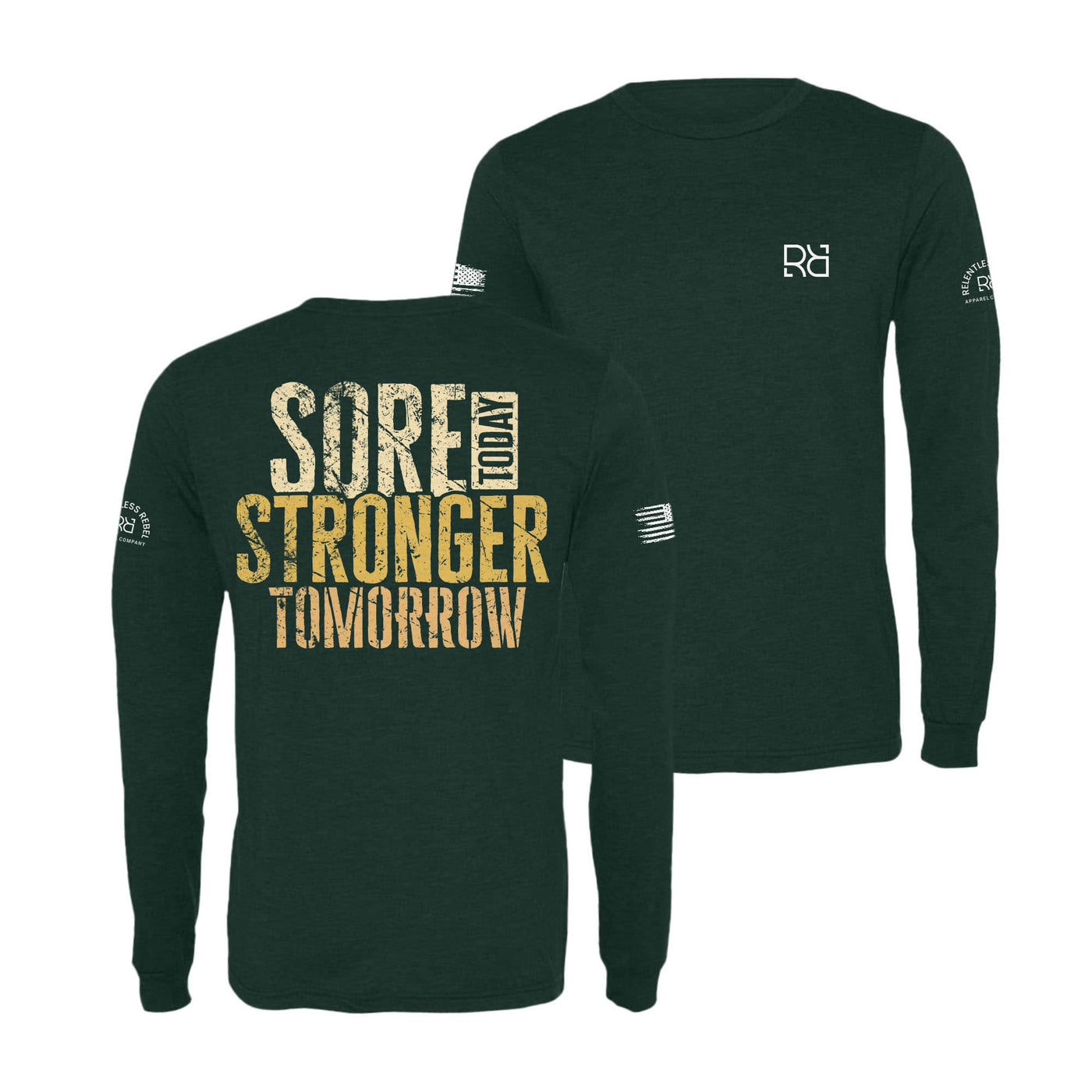 Emerald Sore Today Stronger Tomorrow Men's Long Sleeve