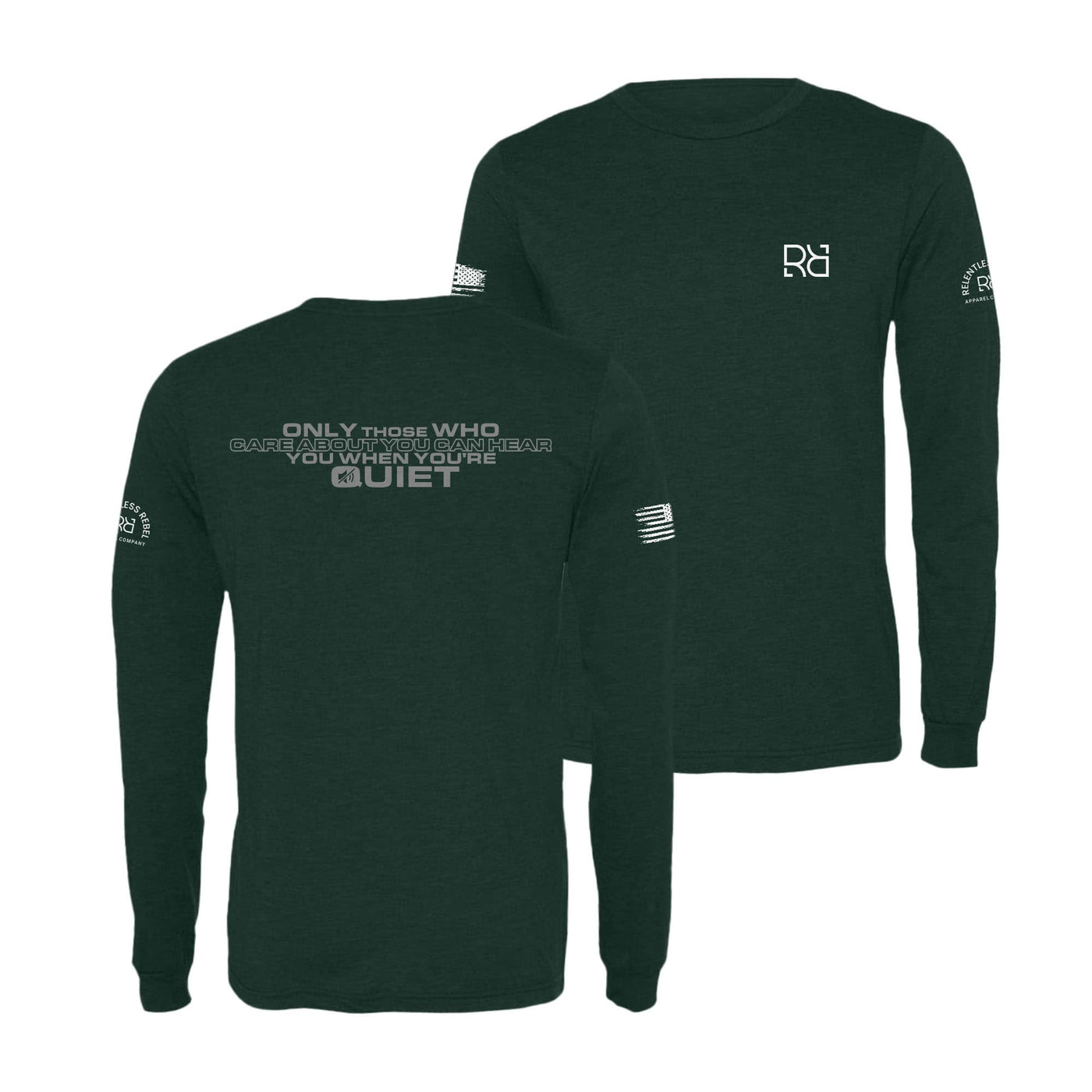 Emerald Only Those Who Care Men's Long Sleeve